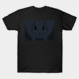 Black Horse Face T-Shirt